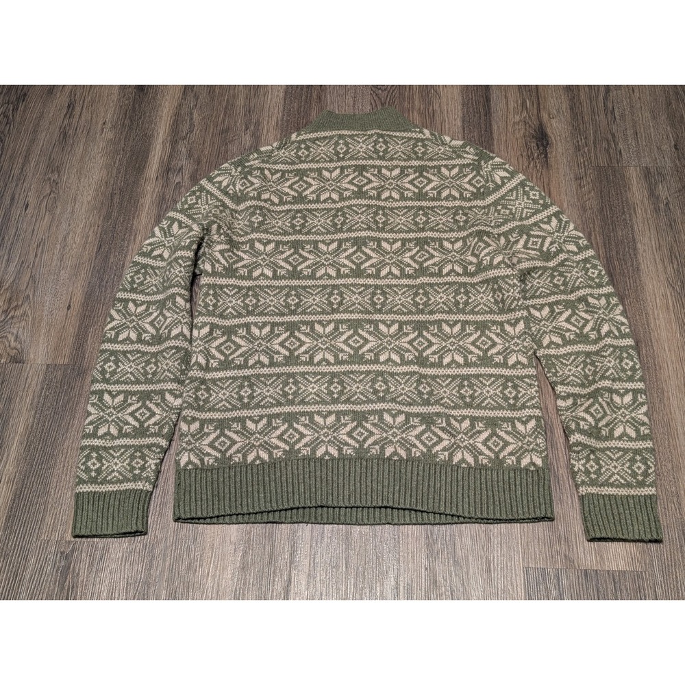 Vineyard Vines Men's‎ Two Color Fair Isle 1/4 Zip Pullover Angora/Cashmere Blend - Picture 5 of 5